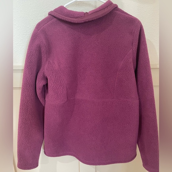 L.L. Bean Women’s Purple Fleece Zip-Up Jacket Size Medium - Picture 8 of 8